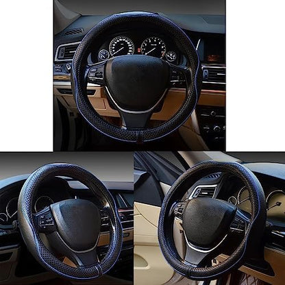 ESEWALAS Universal Car Steering Wheel Cover, Anti-Slip Leather Steering Wheel - Image 2