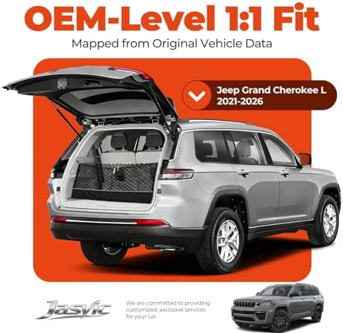 3-Layer Cargo Net for Jeep Grand Cherokee L 2021-2026, Zoned Storage - Image 3