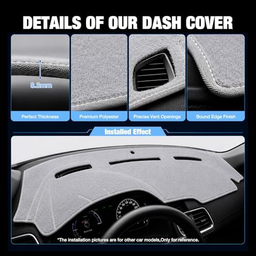 Dashboard Dash Cover Mat Carpet Compatible - Image 5