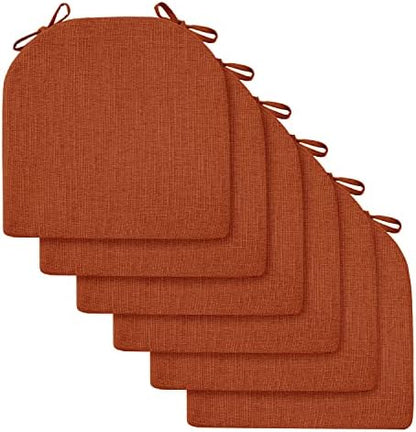 downluxe Indoor Chair Cushions for Dining Chairs, Soft and Comfortable Textured - Image 2
