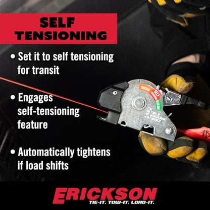 Erickson Self-Tensioning Retractable Ratchet Strap - 1 in x 10 ft - Image 5