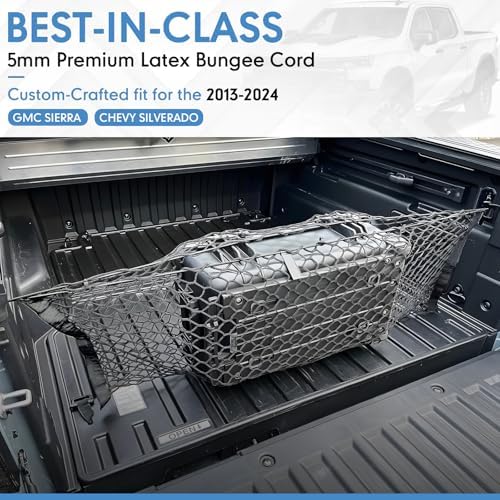 Truck Bed Cargo Net 50"x18" for Pickup - Image 2