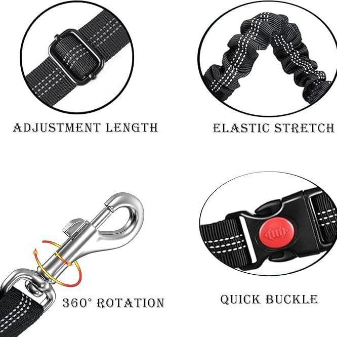 Pink 2-in-1 Dog Seat Belt for car, Adjustable Safety Leash - Image 4