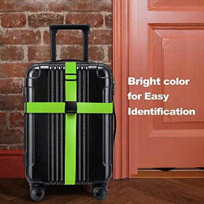 Chelmon Luggage Straps for Suitcases TSA Approved Travel Essentials 8 Pack - Image 6