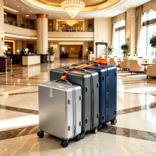BILIONE 4 Pack Luggage Connector Straps, Connect 3 Suitcases ＆ Add A Bag - Image 4