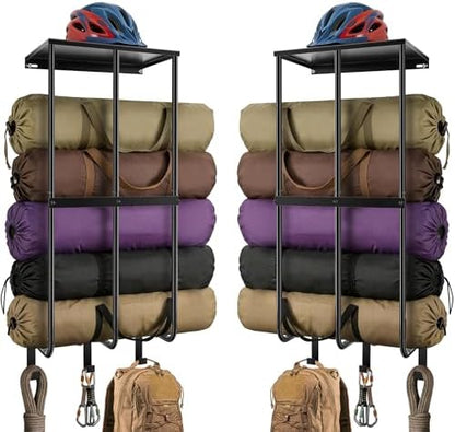 2 Pack Camping Chair Storage for Garage, Metal Camping Chair Rack for Garage by WAUTENANTY