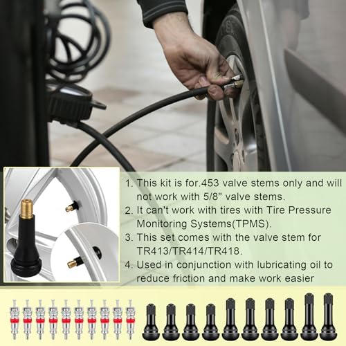 38PCS Tire Valve Stem Core Quickly Replacement Tool Kit, Quick Change Tire - Image 3