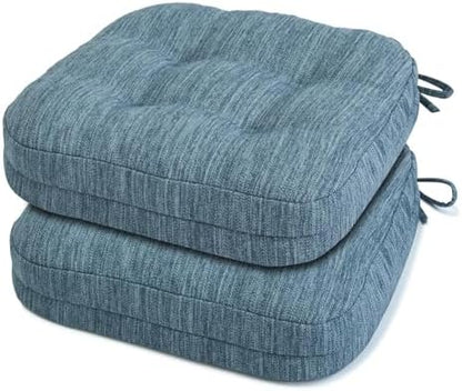 Shinnwa Dining Chair Cushions Set of 2, Dual-Layer Memory Foam Kitchen Chair by Shinnwa