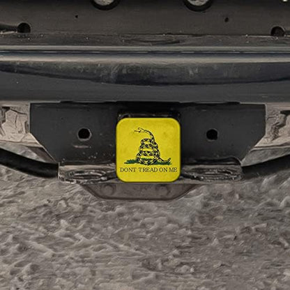 Swono Don't Tread On Me Car Rear Hitch Covers Animal Snake Coiled in Grass - Image 5
