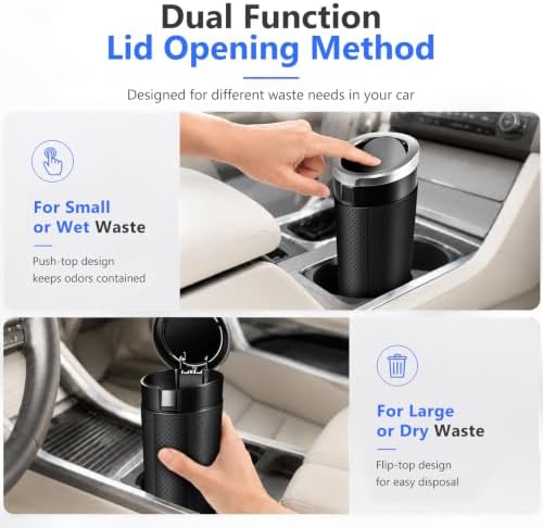 Car Trash Can with Lid, 1 Pack - Image 6