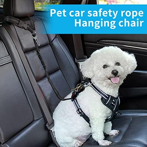 YAOHDAO Dog Seat Belt Harness for Car, Restraint Adjustable - Image 2