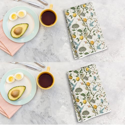 2 Pcs Lemon Birds Kitchen Towels 14x24 In, Lemon Birds Gifts - Image 7