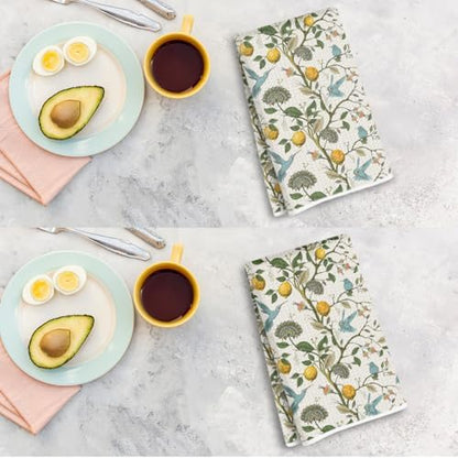 2 Pcs Lemon Birds Kitchen Towels 14x24 In, Lemon Birds Gifts - Image 7