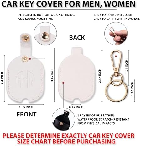 Leather Key Cover for Broken Car Key Loop Replacement - Image 2