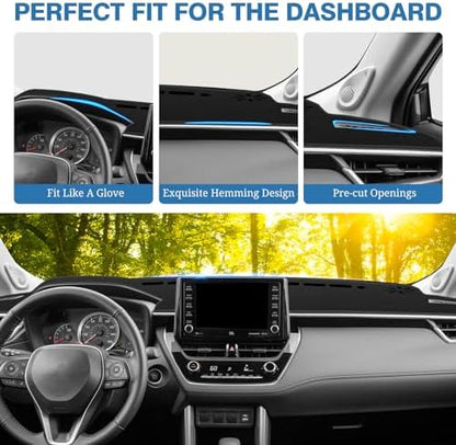 FIILINES Dash Cover for 2022-2025 2026 Toyota Corolla Cross Accessories - Image 4