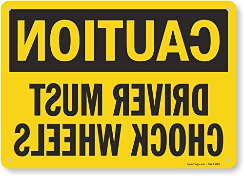 SmartSign 10 x 14 inch “Caution by SmartSign