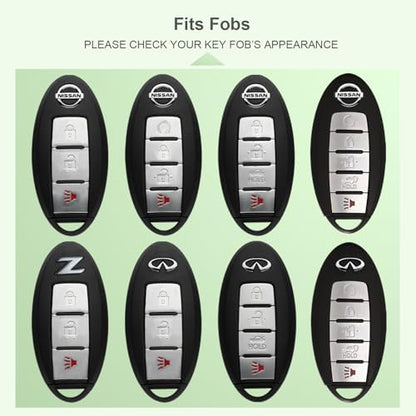 Compatible with Nissan Key Fob Cover - Image 3