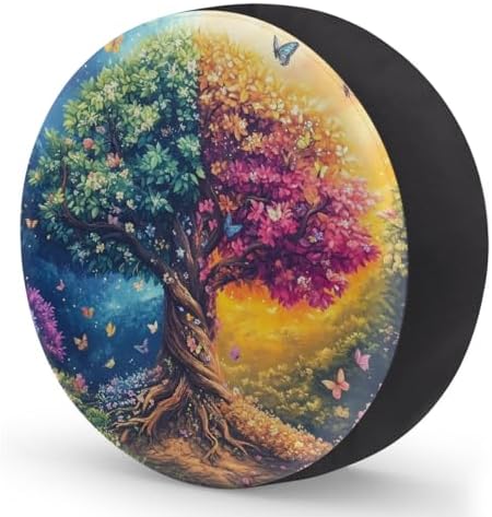 Tree of Life Spare Tire Cover Dust-Proof Wheel Protector - Image 2