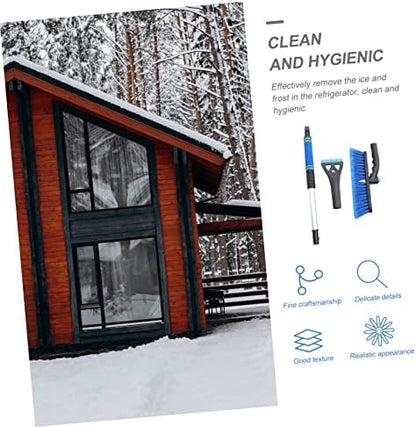 1pc Multi-Purpose Snow Removal Shovel Tool Telescopic Snow Brush Ice Scraper - Image 2