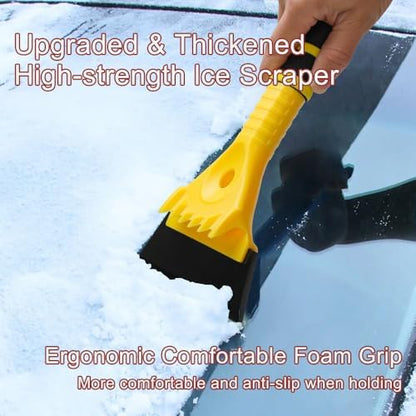 Snow Brush and Ice Scraper Set for Car Windshield Snow Frost Ice Removal Tool - Image 6