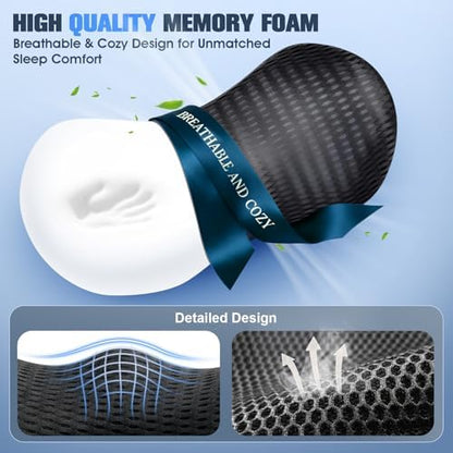 Lumbar Support Pillow, Ergonomic Memory Foam Lumbar Pillow - Image 5