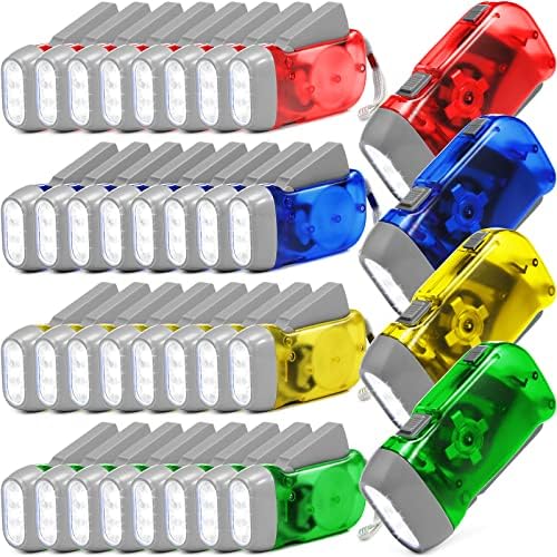 Treela 36 Hand Crank Flashlights by Treela