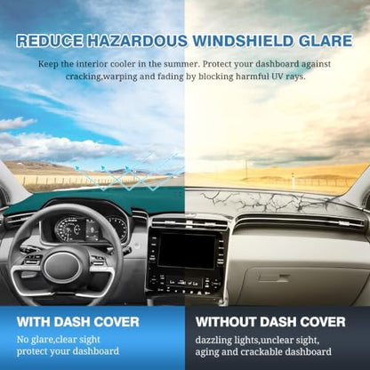 FIILINES Dash Cover for 2022-2024 Hyundai Tucson NX4 Accessories, Dashboard Pad - Image 6