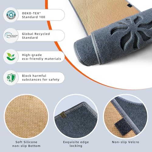 Dashboard Cover Dash Mat Fit for to-yota Camry 2017-2012, Car Dash Board Mat - Image 3