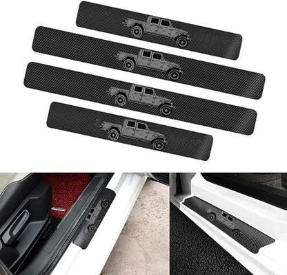 4 Pieces Car Door Sill Protector fit - Image 2
