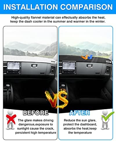 Autorder Dashboard Cover Mat for 1986-1993 Chevy Chevrolet S10 Blazer/GMC S15 - Image 3