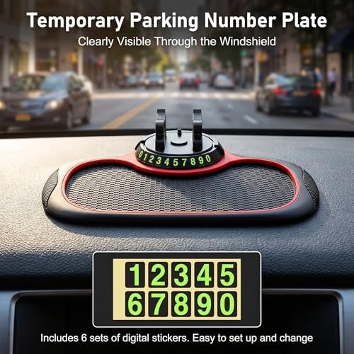 Multifunction Car Anti-Slip Mat, Large Sticky Pad & Rotatable Phone Holder & - Image 5