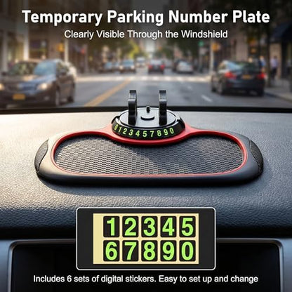 Multifunction Car Anti-Slip Mat, Large Sticky Pad & Rotatable Phone Holder & - Image 5