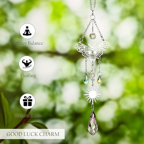 Car Rear View Mirror Accessories Car Hanging Ornament, Butterfly Rearview Decor - Image 4