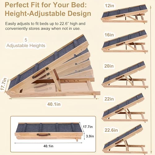 Foldable Wooden Dog Ramp Wooden Dog Ramp - Image 3