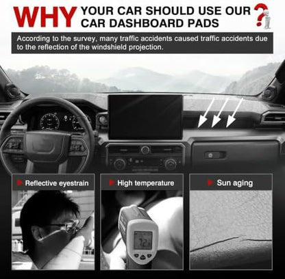 Autorder Gray Dashboard Cover Mat - Image 2