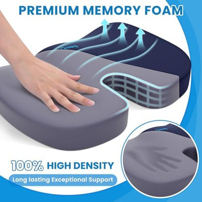 TushGuard Seat Cushion for Office Chair, Memory Foam Chair Cushion - Image 3