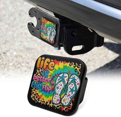 Trailer Hitch Cover 2 Inch Square Receiver Hitch Cover Rubber Tube Plug by Unknown
