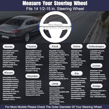 Steering Wheel Cover 14.5"-15", Non-Folding Packaging, Heavy-Duty - Image 5
