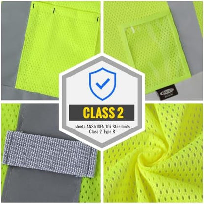 JKSafety Safety Vest for men women Hi Vis Vest - Image 4