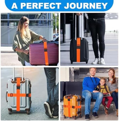 Luggage Straps for Suitcases, Adjustable 40 to 78 Inches - Image 7