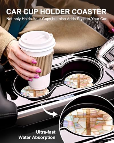 Swooflia Car Coasters for Women - Image 5