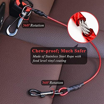 VIVAGLORY Dog Seatbelt Tuffbelt Dog Car Harness - Image 2