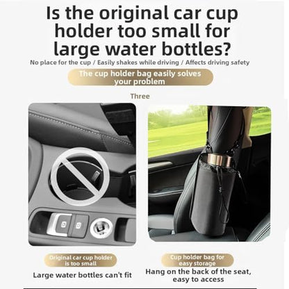 Extra Wide Car Cup Holder, 5.5" Opening, Fits 40oz Bottles - Image 2