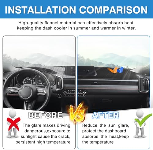 Autorder Dashboard Cover Mat for Mazda CX-50 CX50 2023-2026 Accessories Dash - Image 3