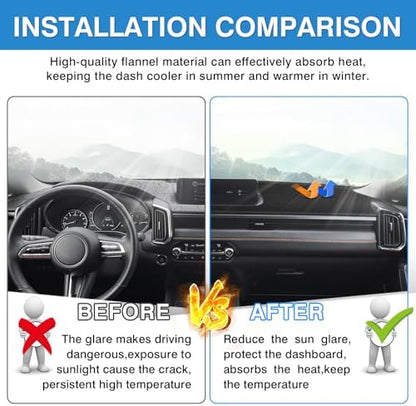Autorder Dashboard Cover Mat for Mazda CX-50 CX50 2023-2026 Accessories Dash - Image 3