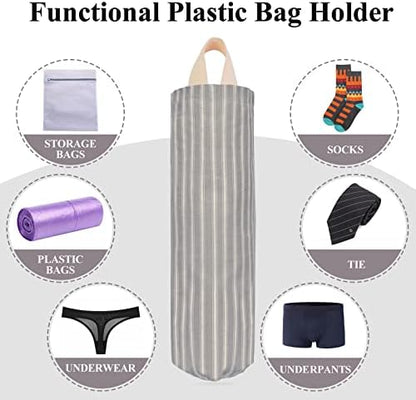 TOGETRUE Plastic Bag Holder, Wall Mount Grocery Bag Holder, Reusable Trash Bag - Image 4