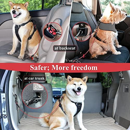 VIVAGLORY Dog Seatbelt Tuffbelt Dog Car Harness - Image 4