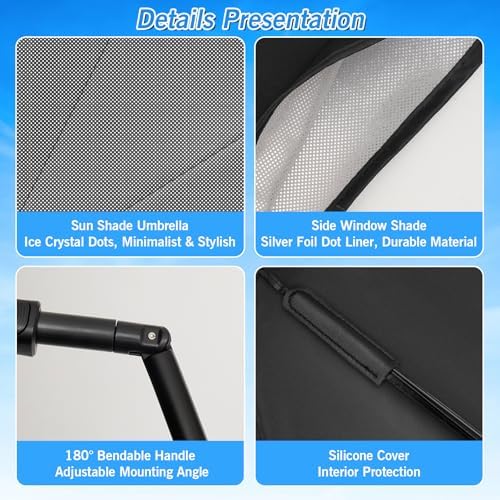 KUST Windshield Sun Shade Umbrella - Image 4