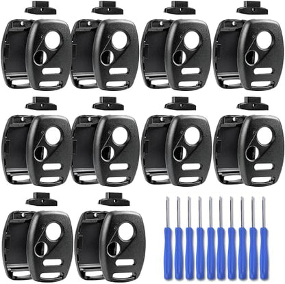 10X Honda Key Fob Cover / Key Fob Case – Replacement Key Shell – No Cutting by USAREMOTE