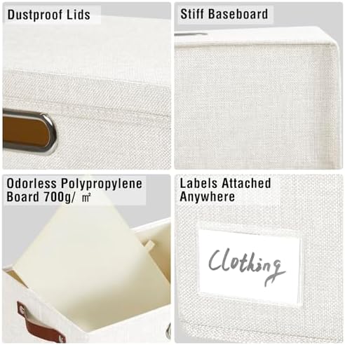 17" Large Fabric Storage Box - Image 4